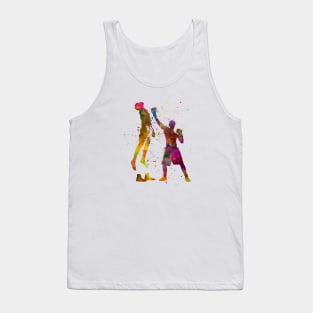 watercolor boxer Tank Top